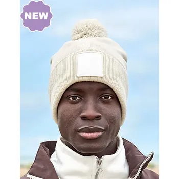 Módní doplněk Beechfield - Čepice s nášivkou B338R