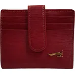 Marta Ponti dámská kožená kartová peněženka červená B44P020 Vemelho