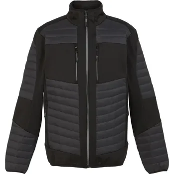 Pánská bunda Hybridní bunda "E-volve" TRA 563 ash-black XXL