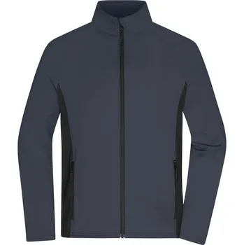 Pánská mikina Pánská trečová fleecová bunda JN 1860 carbon-black L