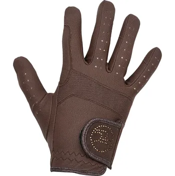 Jezdecké rukavice BUSSE Rukavice jezdecké Aestetic BUSSE, dámské, hnědé S