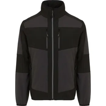 2-vrstvá softshellová bunda "E-volve" ash-black XL