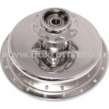 Náboj kola, přední - osazený (JAWA Pérák), chrom / D = 160