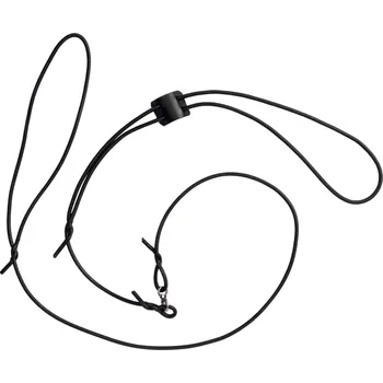 Vodítko pro psa Hunting Dog černé výstavní vodítko z kulaté kůže 120 cm