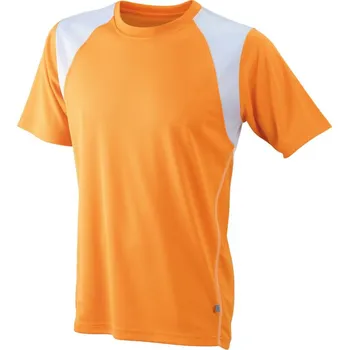 Pánské tričko Pánské běžecké tričko JN 397 orange-white XL