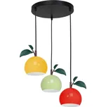 Lustr na lanku APPLE 3xE27/15W/230V pestrobarevná