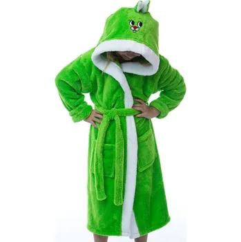 Dívčí župan Dětský župan ITZD138 zelená 110-116-5-6-let