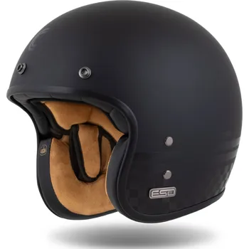 Helma na motorku Otevřená helma Cassida Eso Forty Nine matná černá S
