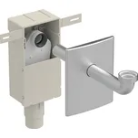 Geberit Podomítková zápachová uzávěra pro umyvadlo, nerezová ocel kartáč.151.121.00.1