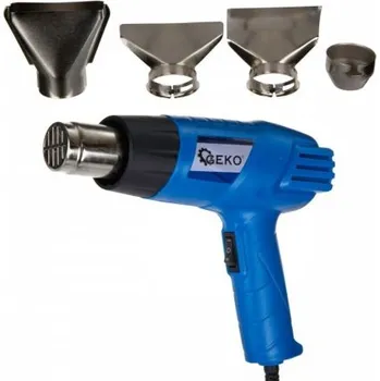 Horkovzdušná pistole Elektrický Hořák 2000w + Trysky Geko 50103