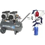 Matabro SETMB-K203, bezolejový kompresor 50l 230V, 4 písty s příslušenstvím