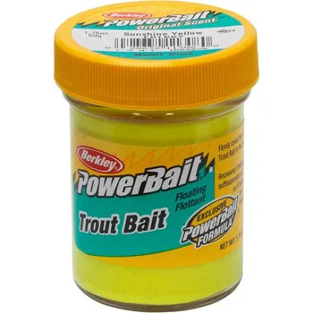 Umělá nástraha Berkley Těsto na pstruhy Trout Bait Original Scent SUNSHINE YELLOW