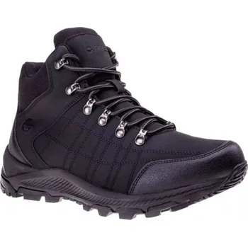 Pánská treková obuv Pánské trekingové boty Hi-Tec Mengelo Mid Velikost bot (EU): 45 / Barva: černá