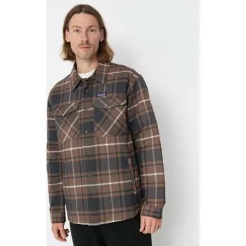 Pánská košile Patagonia LW Insulated Fjord Flannel (outdoor molasses brown) XL, hnědá