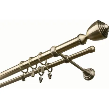 Garnýž Garnýž kovová 440 cm dvouřadá - dvojitá 25 Palacio Mosaz