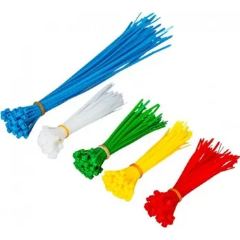 Stahovací páska stahovací pásky barevne, sada 250 kusů GEKO Geko 76545