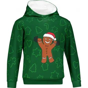 Chlapecká mikina Dětská funkční mikina premium ALTISPORT VOJ/ALKVN6MI01 ZELENÁ 110