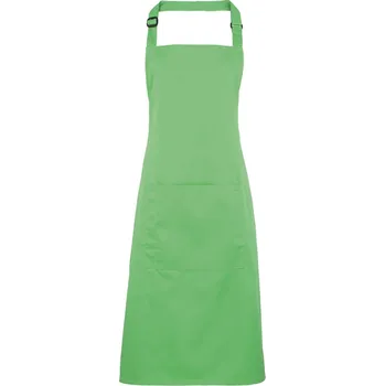 Pracovní zástěra Zástěra s laclem a kapsou na břiše "Colours" PR 154 apple onesize