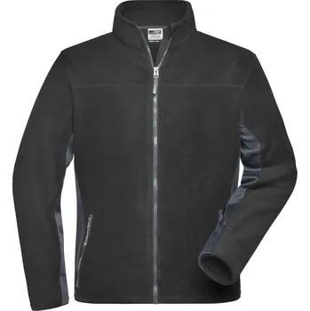 Pánská mikina Pánská pracovní mikrofleecová bunda - Strong JN 842 black-carbon XL