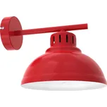 Nástěnná lampa SVEN 1xE27/15W/230V červená