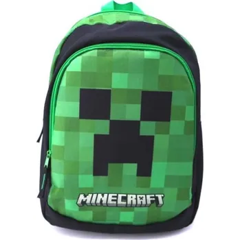Školní batoh Minecraft batoh s kapsou Creeper junior