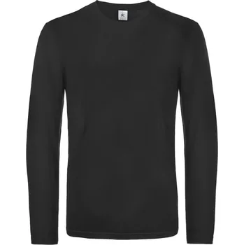 Dívčí tričko Tričko s dlouhým rukávem z těžké bavlny #E190 LSL black S