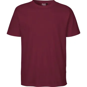 Dívčí tričko Unisex tričko z bio bavlny O 60002 bordeaux 3XL