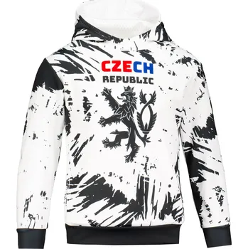 Chlapecké oblečení Dětská funkční mikina premium ALTISPORT VOJ/ALK036MI01 BÍLÁ/ČERNÁ 110