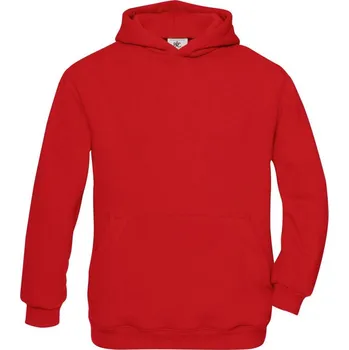 Dívčí mikina Dětská mikina s kapucí Hooded /kids red 9-11