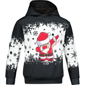 Chlapecká mikina Dětská funkční mikina premium ALTISPORT VOJ/ALKVN2MI01 ČERNÁ 146