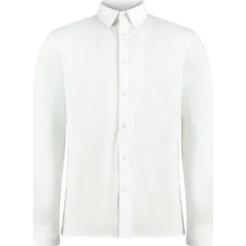 Pánská košile Košile piqué s dlouhým rukávem "Superwash" KK 143 white M