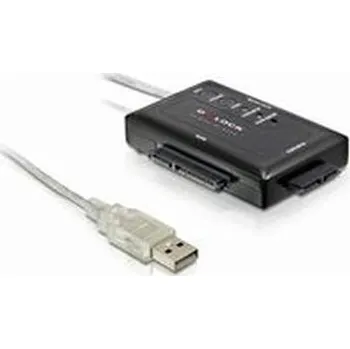 Notebook DeLock konvertor USB 2.0 SATA 22, 16, 13 pin externí (61825)