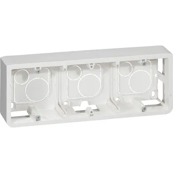 Elektroinstalační krabice LEGRAND Krabice MOSAIC 80286 6-8M hloubka 40 bílá 080286