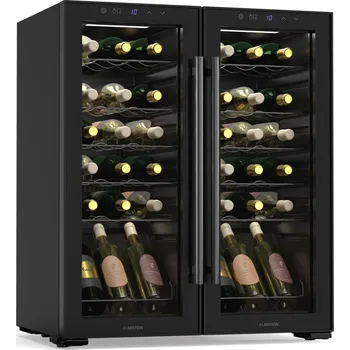 Vinotéka Klarstein Shiraz 48.1cm 36 Lahví Dvouzónová Vinotéka Černá (10046443)