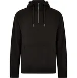 Mikina s kapucí a 1/4 zipem black XL