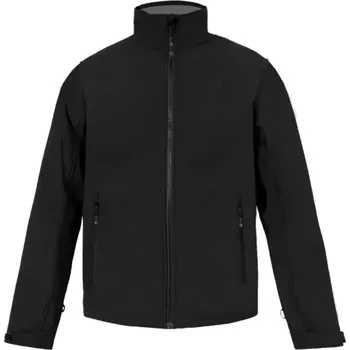 Pánská 3-vrstvá softshellová bunda 7820 black 4XL