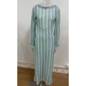 Dámské šaty Letní šaty s odhalenými zády Barva: Modrá, Velikost: S