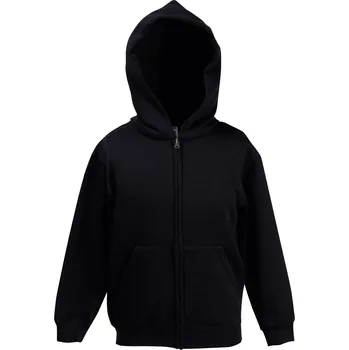 Dívčí mikina Dětská mikina s kapucí Classic Kids Sweat Jacket black 152