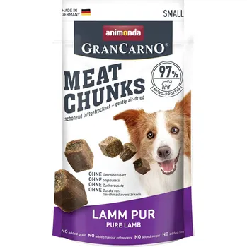 Pamlsek pro psa Animonda Meat Chunks čisté jehněčí maso 60g