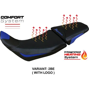 Moto sedlo TPZ Italia Vyhřívaný potah sedla Honda Africa Twin 1100 (20-26) Heating Comfort potah sedla: s logem 2BE (blue)