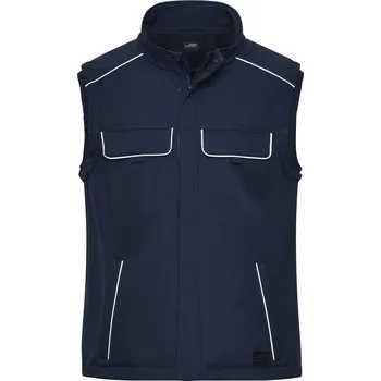 pracovní vesta Pracovní softshellová vesta - Solid navy L