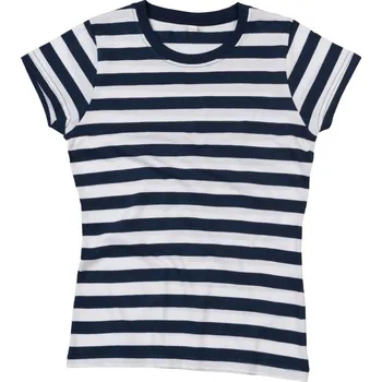 Dámské tričko Dámské pruhované tričko M 110S navy-white L