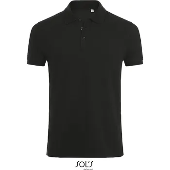 Pánská móda Pánské elastické piqué polo Phoenix Men black M