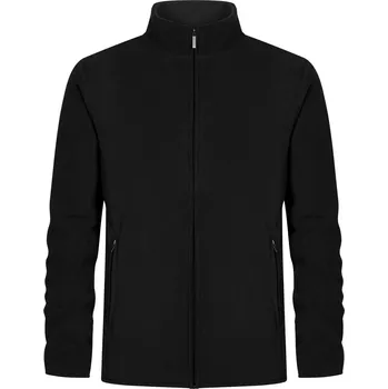 Pánská mikina Pánská dvojitá fleecová bunda 7961 black-black 4XL