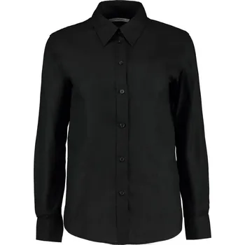Dámská halenka Pracovní halenka Oxford s dlouhým rukávem KK 361 (6-24) black 18_XXL