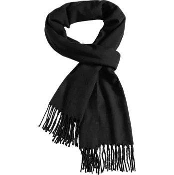 Šála Elegantní tkaná šála black onesize