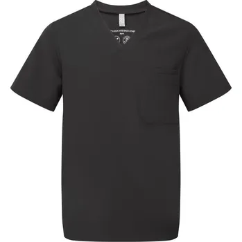 Zdravotnický oděv Pánský elastický kazak s výstřihem do V NN 200 black L