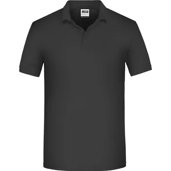 Pánské pracovní polo z bio bavlny JN 874 black 5XL