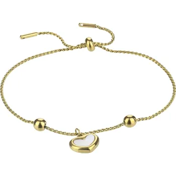 Náramek Emily Westwood Romantický ocelový náramek se srdíčky Jazlyn EWB24001G + 2 měsíce na vrácení zboží