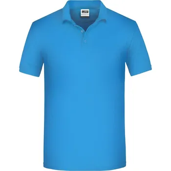 Pánské pracovní polo z bio bavlny JN 874 aqua 5XL